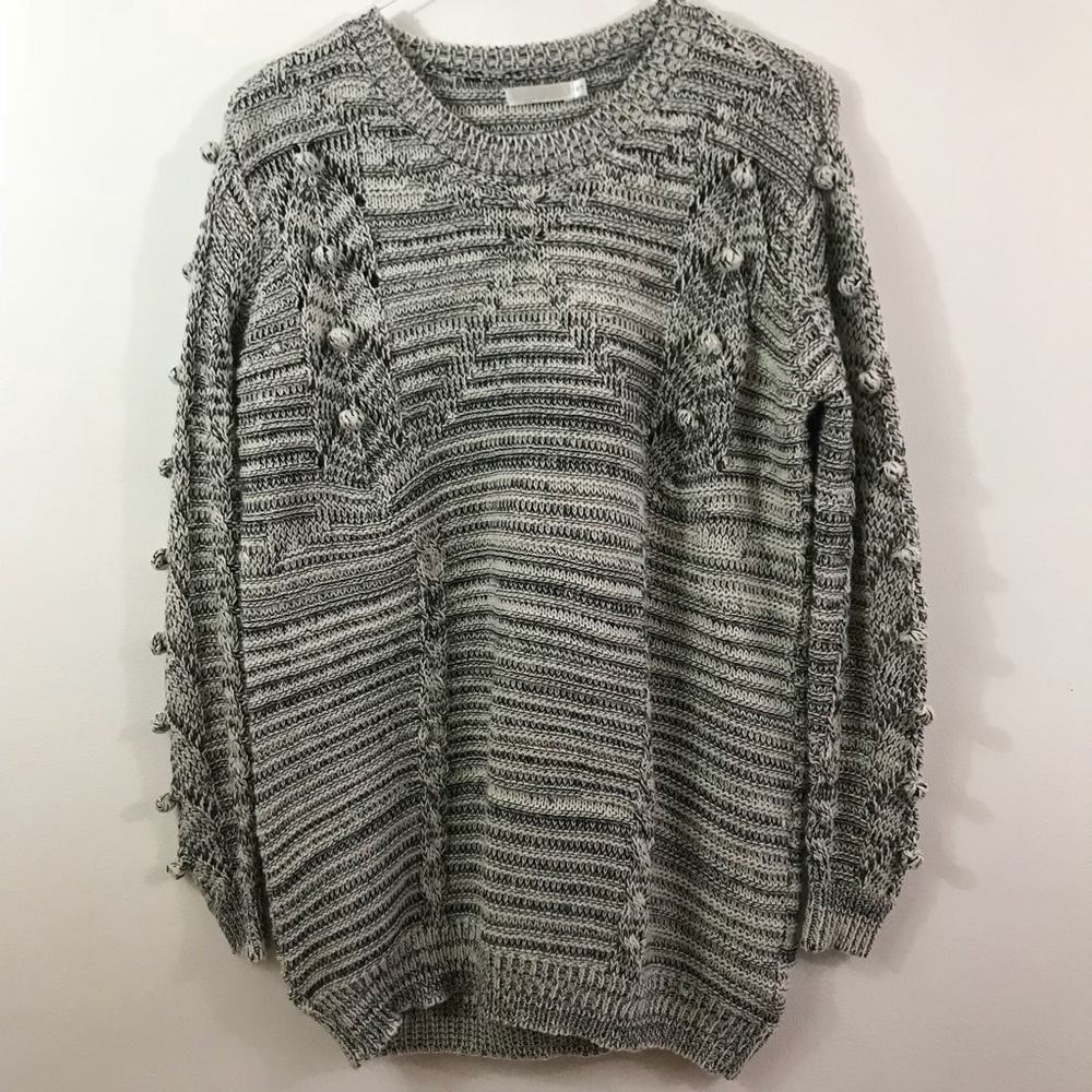 LF Millau Oversized Sweater With Pom Poms Size S